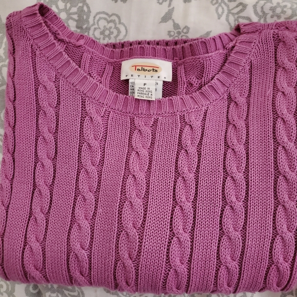 Talbots Sweaters - Talbots Cable Knit Sweater Petite